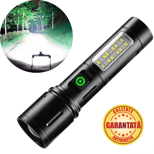 Lanterna Tactică Reîncărcabilă TacLight Expert cutie verde